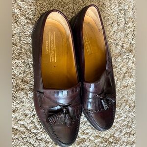 Vintage Johnston & Murphy tassel loafers made in Italy